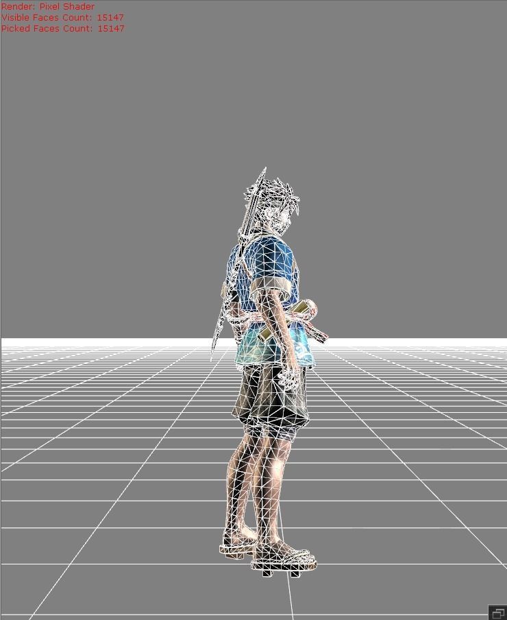 Hayabusa Sushi Master Low-poly 3D model_3