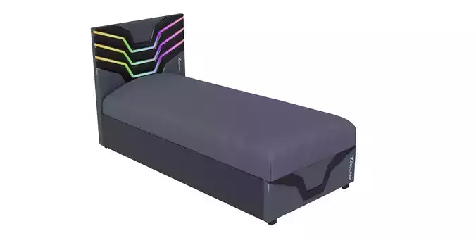 Gaming Bed With Led Lighting 3D model