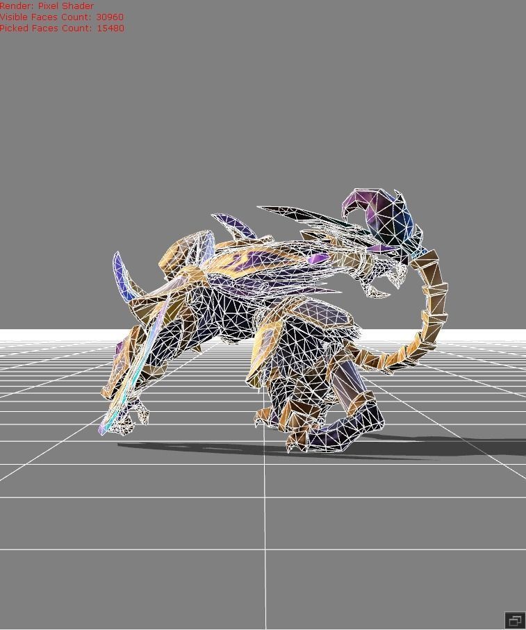 Helcurt Scorpio Low-poly 3D model_6