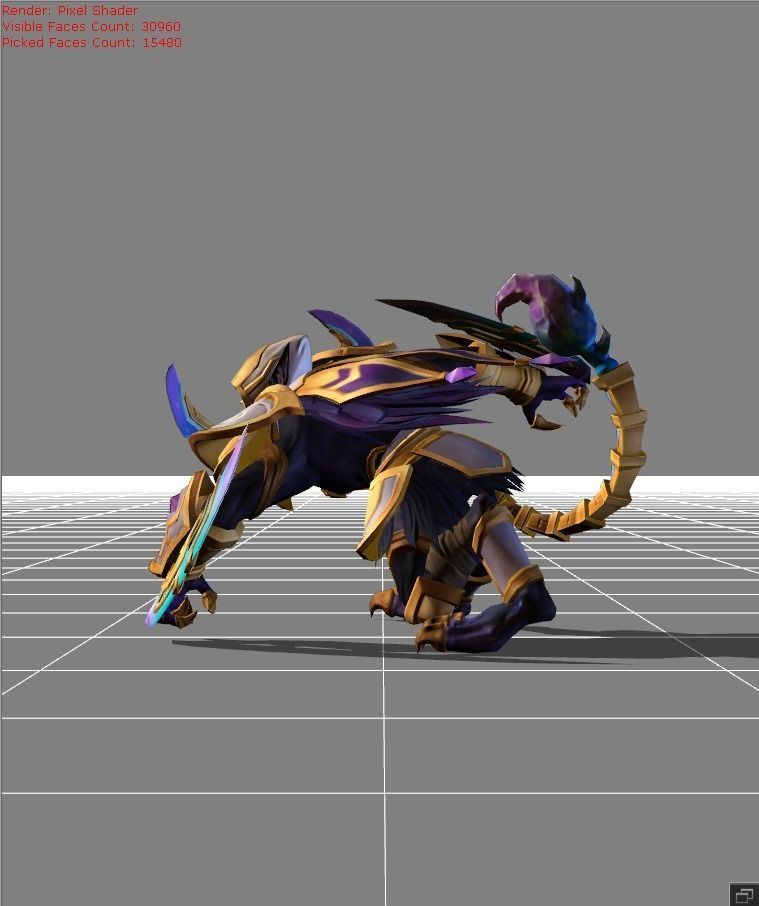 Helcurt Scorpio Low-poly 3D model_2