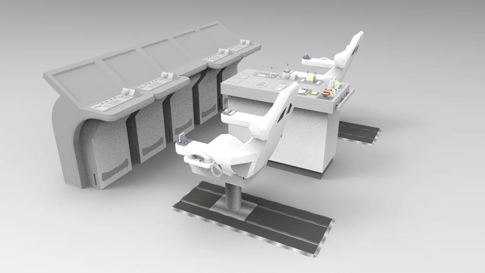 Control room ship 3D model_0