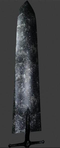 Black Clover Espada Asta Demon-Slayer Sword mesh 3D Free low-poly 3D model_3