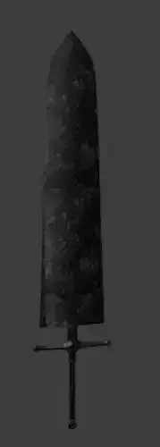 Black Clover Espada Asta Demon-Slayer Sword mesh 3D Free low-poly 3D model Black Clover Espada Asta Demon-Slayer Sword mesh 3D Free low-poly 3D model