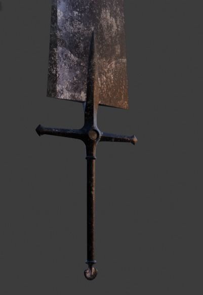 Black Clover Espada Asta Demon-Slayer Sword mesh 3D Free low-poly 3D model_10