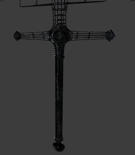 Black Clover Espada Asta Demon-Slayer Sword mesh 3D Free low-poly 3D model_7