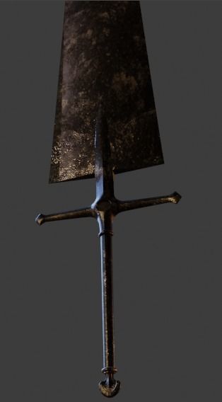 Black Clover Espada Asta Demon-Slayer Sword mesh 3D Free low-poly 3D model_12