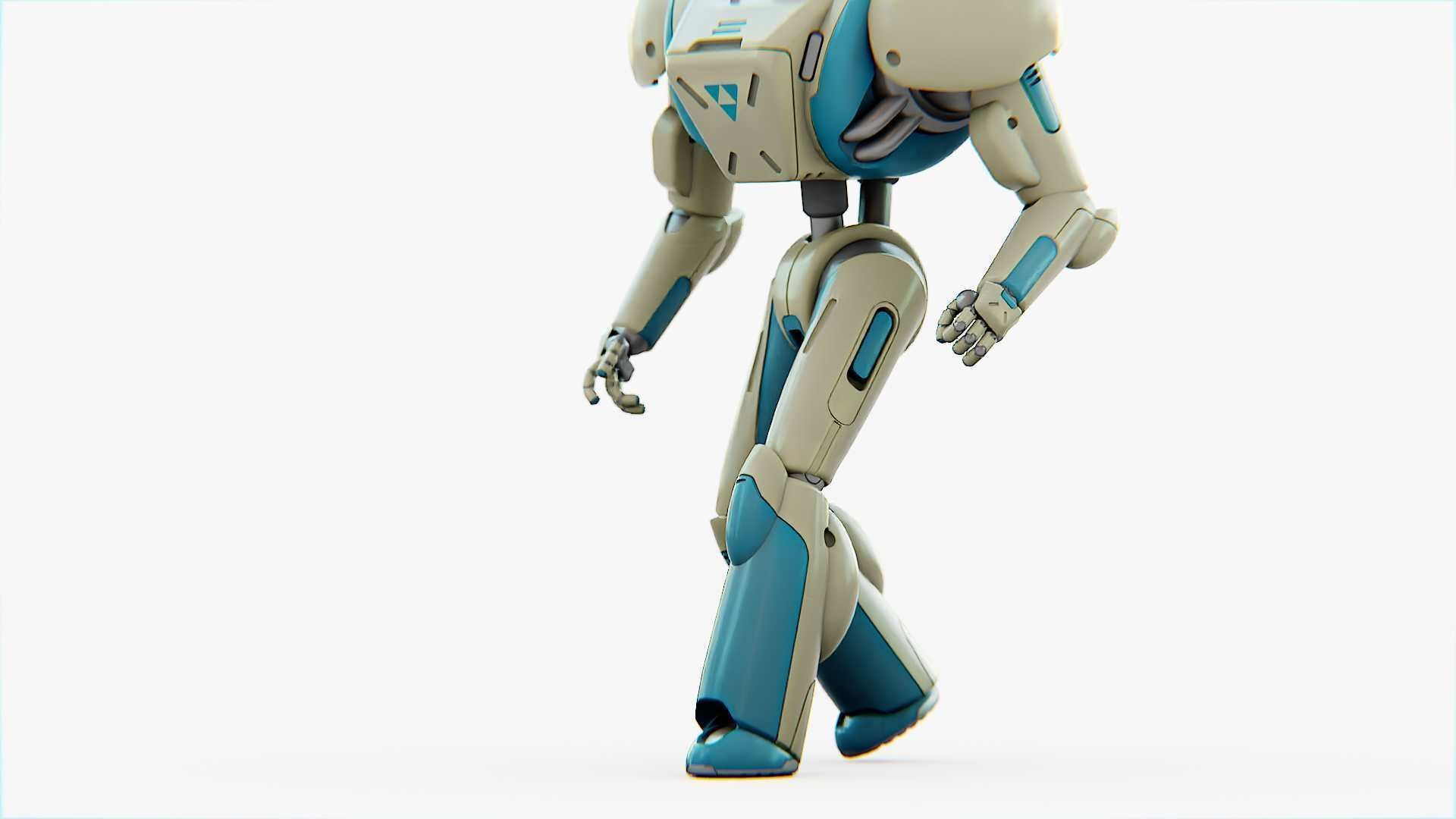 ANDROID MECHA-B RIGGED 3D model_27