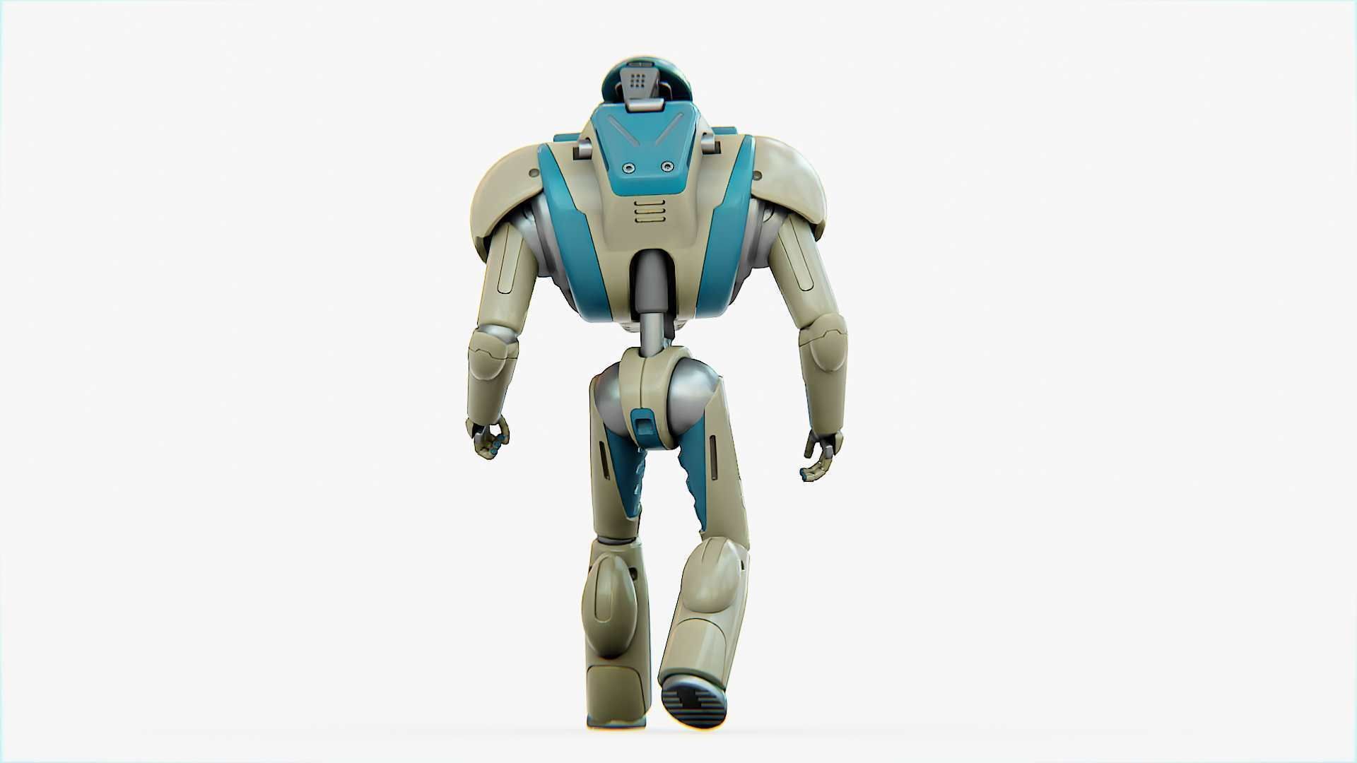 ANDROID MECHA-B RIGGED 3D model_26