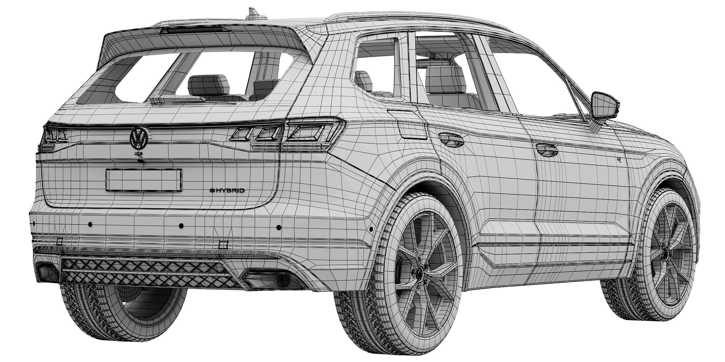 Volkswagen Touareg R eHybrid 2024 3D model_16
