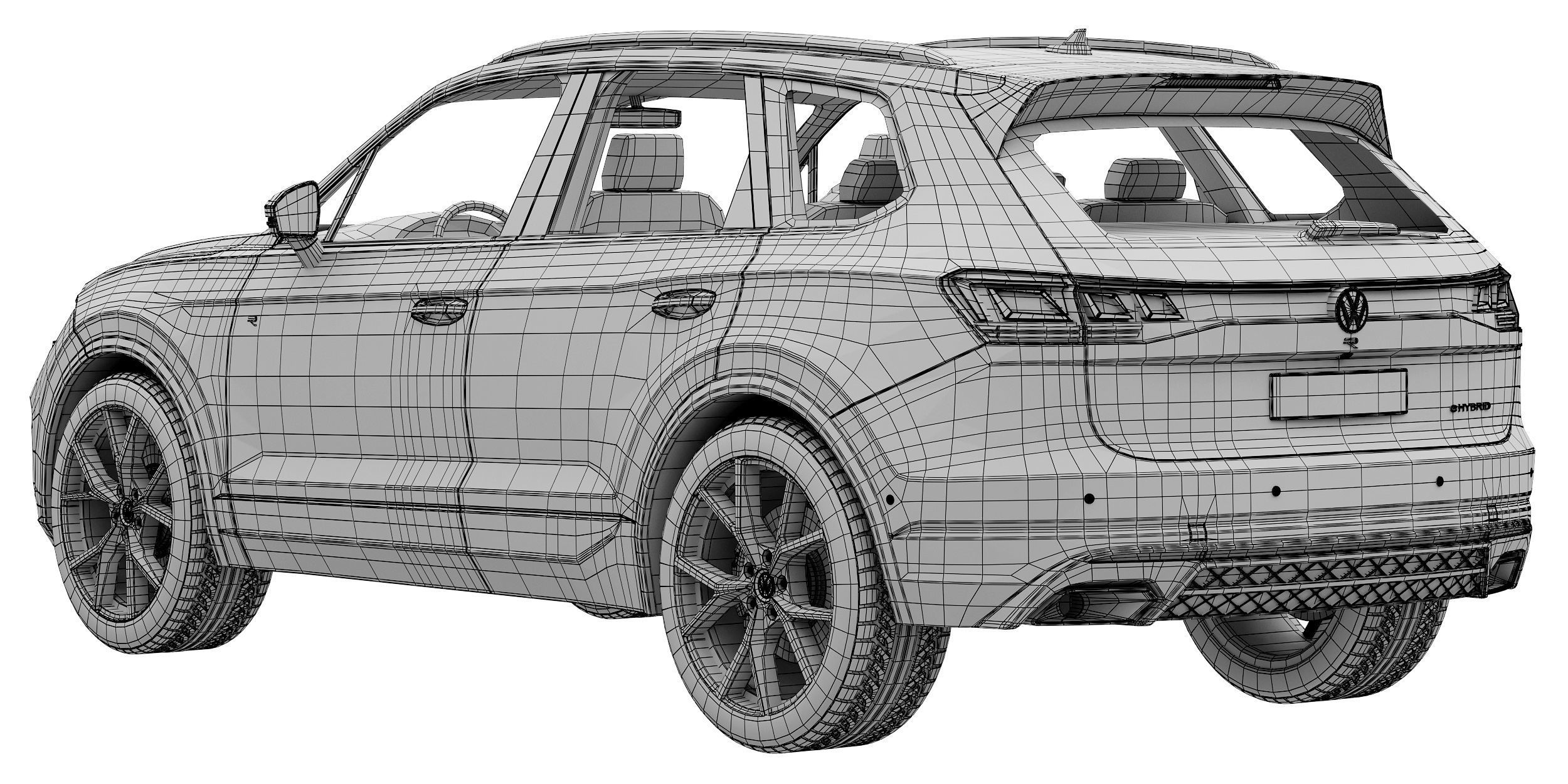 Volkswagen Touareg R eHybrid 2024 3D model_15