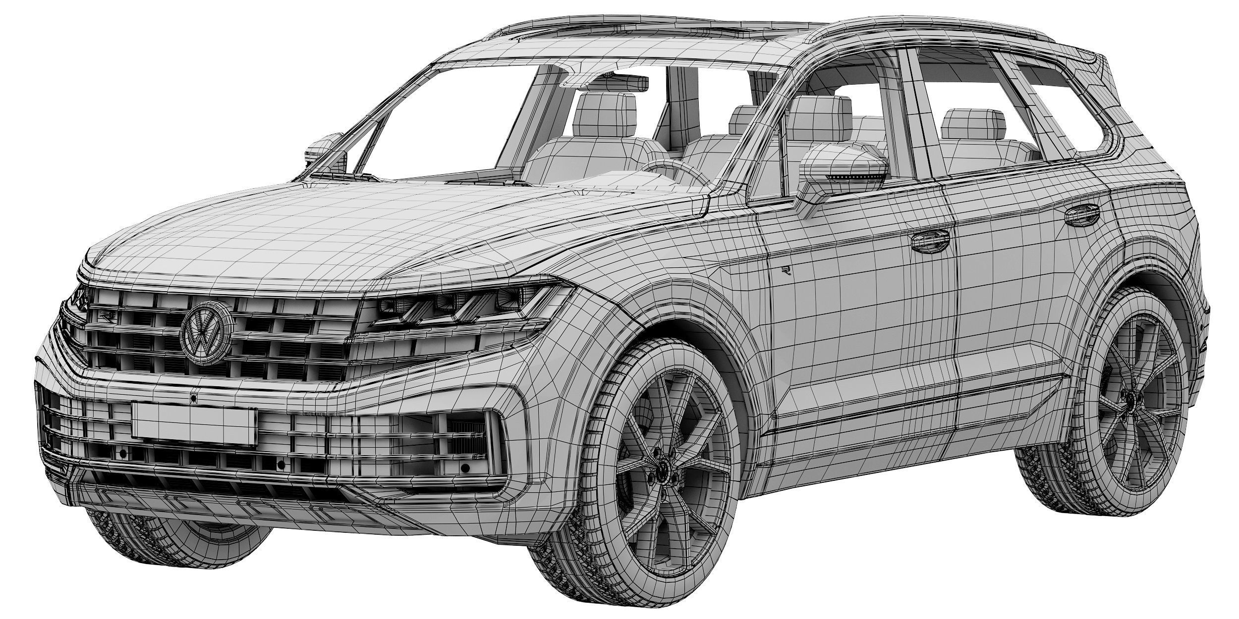 Volkswagen Touareg R eHybrid 2024 3D model_13