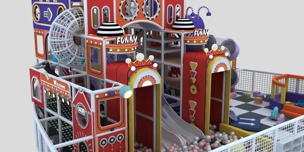 Indoor amusement park 3D model_5