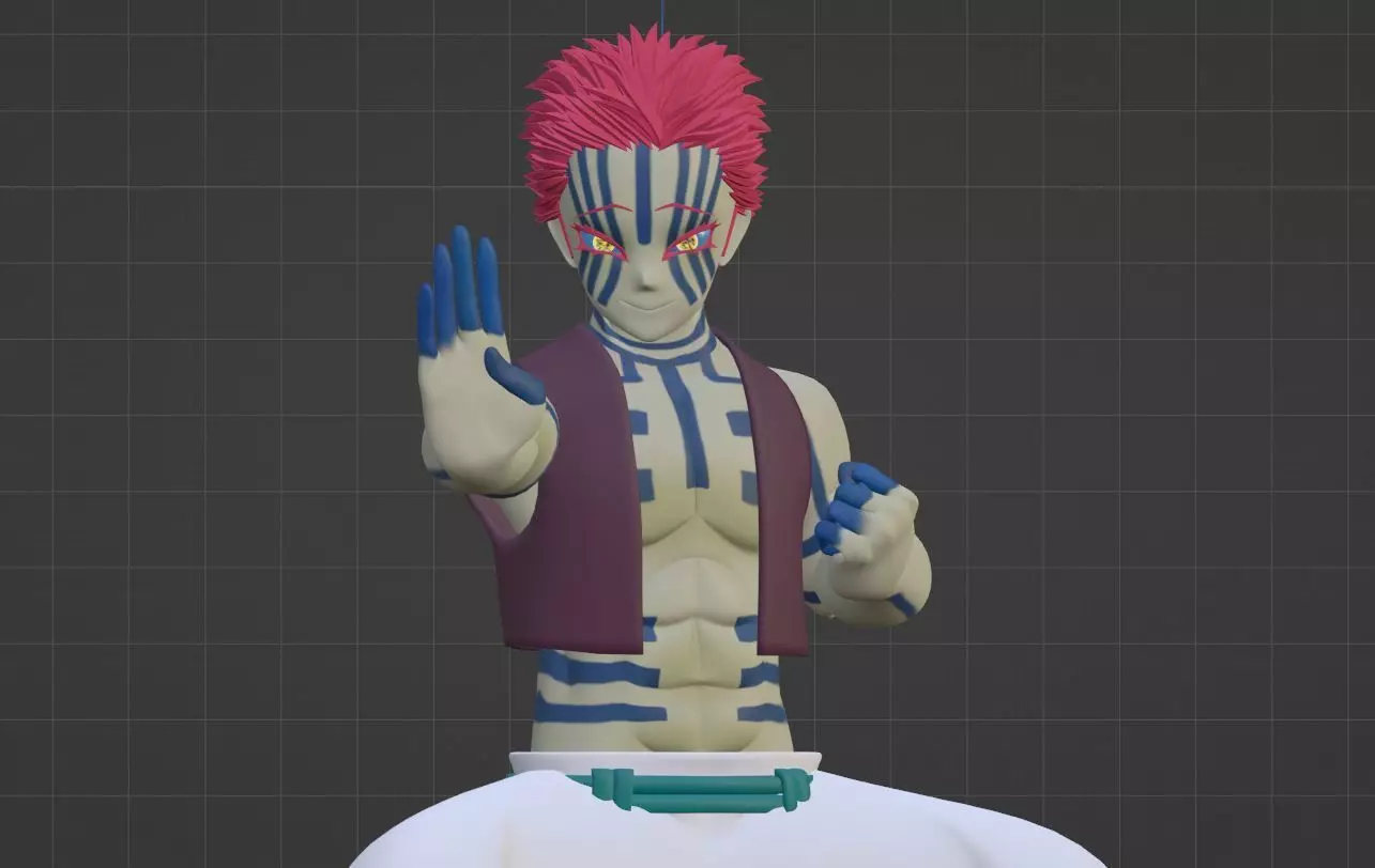 Akaza - Demon Slayer Infinity Castle 3D model_10