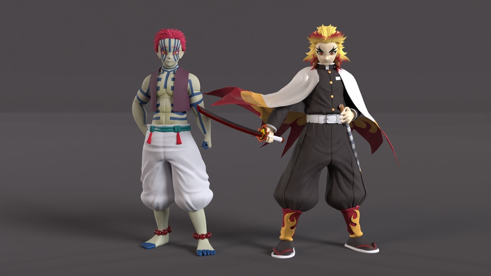 Akaza - Demon Slayer Infinity Castle 3D model_5