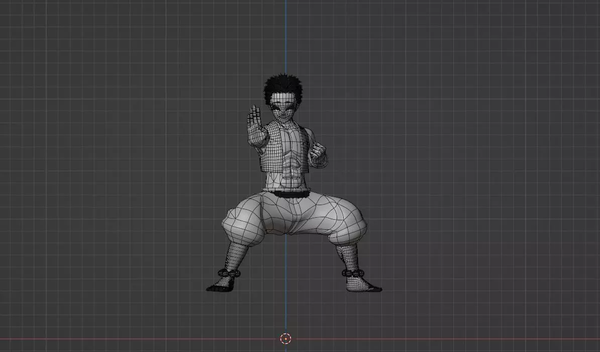 Akaza - Demon Slayer Infinity Castle 3D model_11