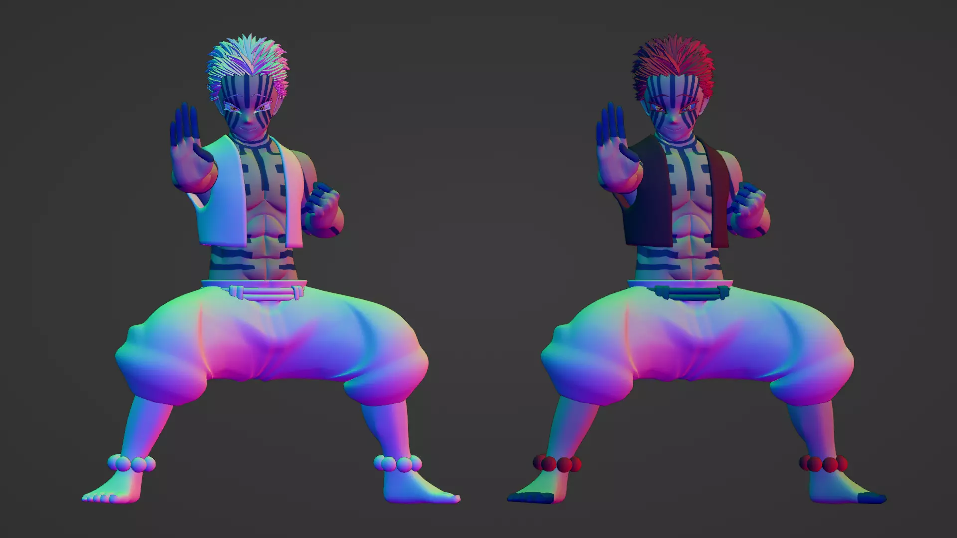 Akaza - Demon Slayer Infinity Castle 3D model_23