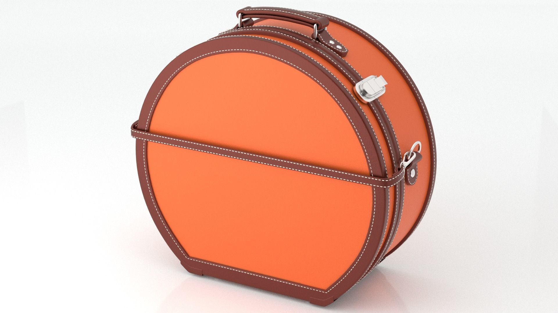 Steamline Anthropologist Orang Hatbox Large 3D model_1