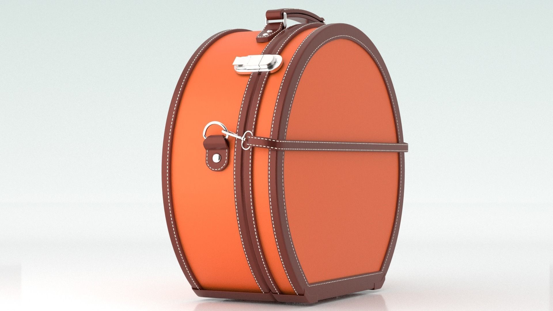 Steamline Anthropologist Orang Hatbox Large 3D model_2