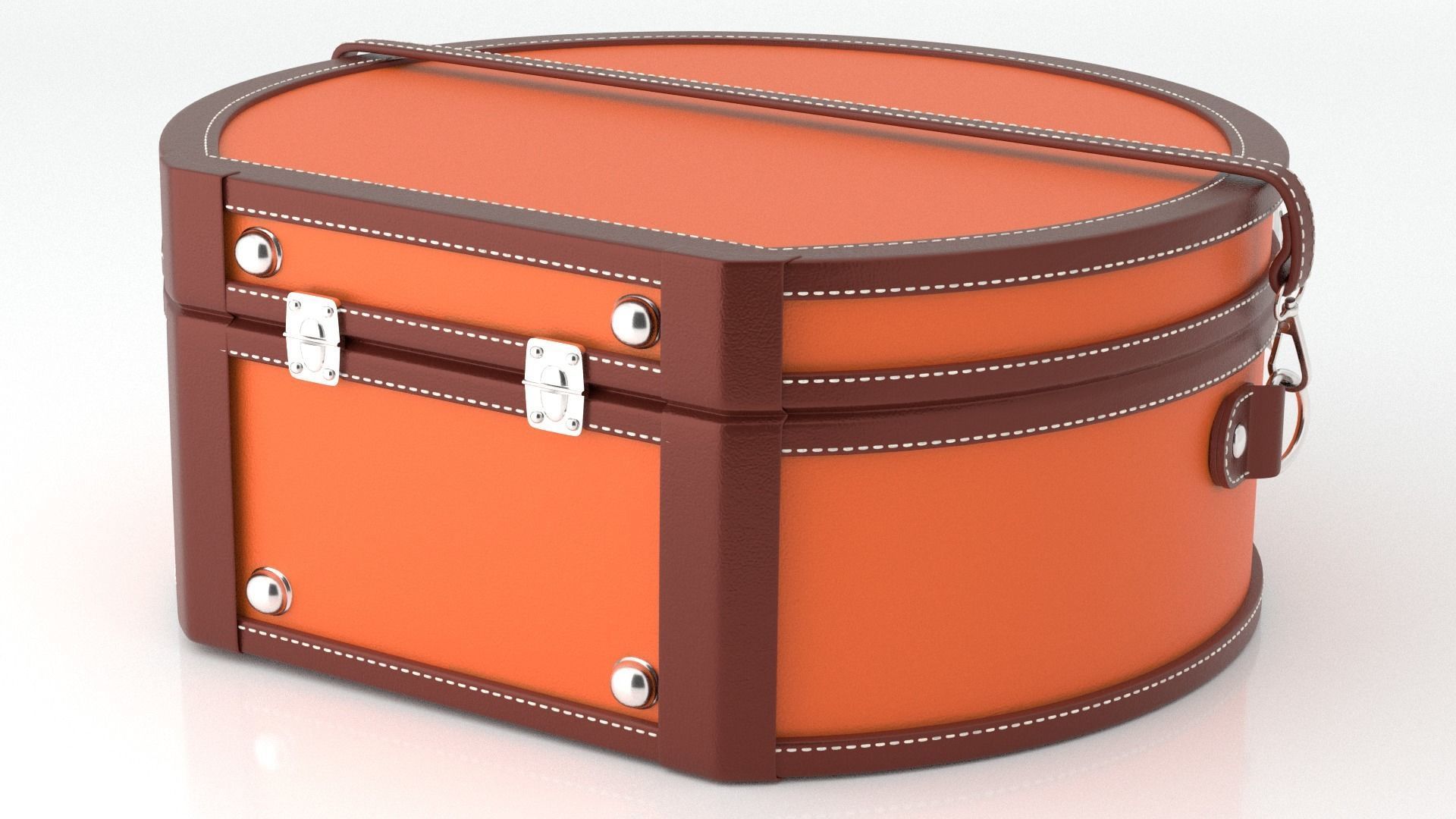 Steamline Anthropologist Orang Hatbox Large 3D model_3