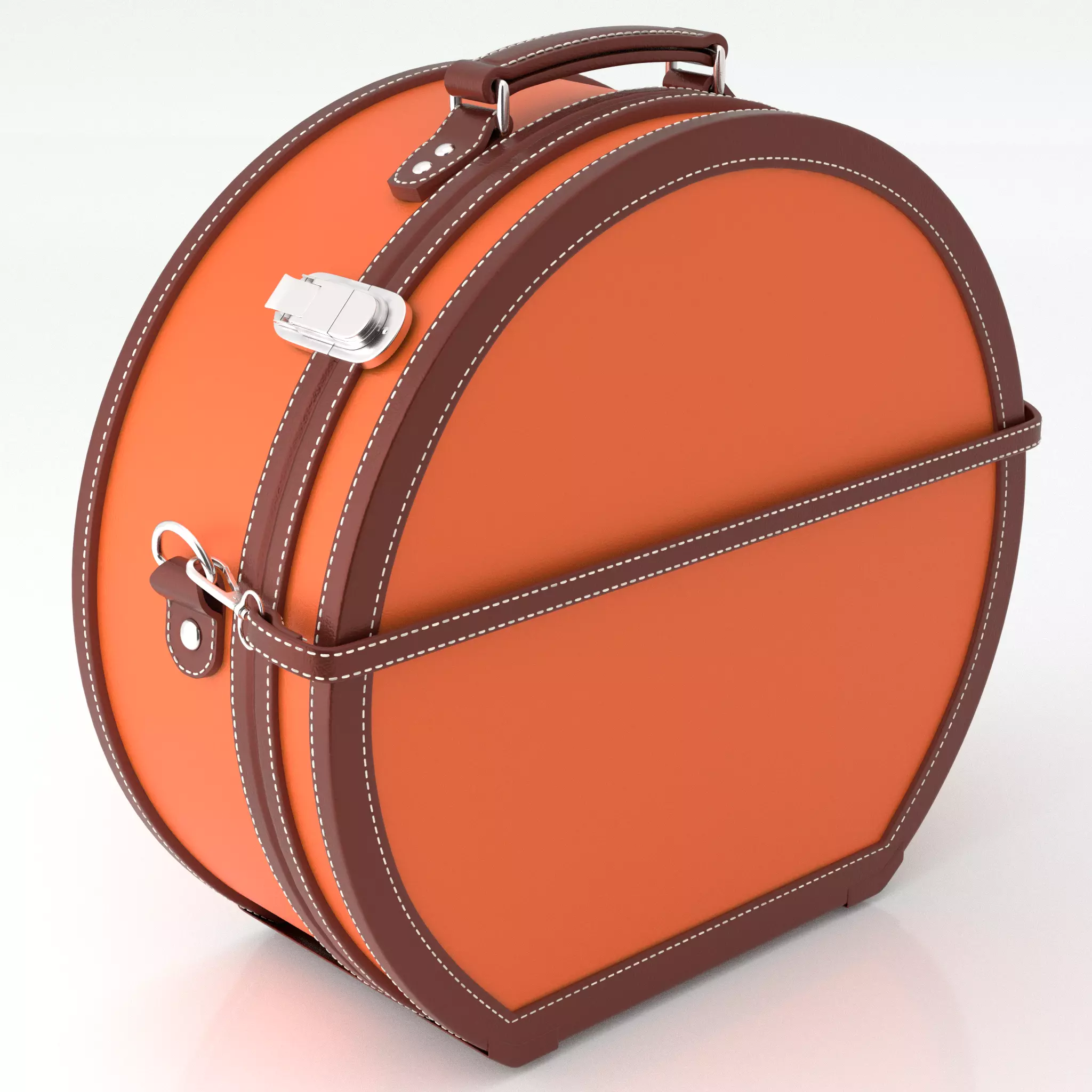 Steamline Anthropologist Orang Hatbox Large 3D model_0