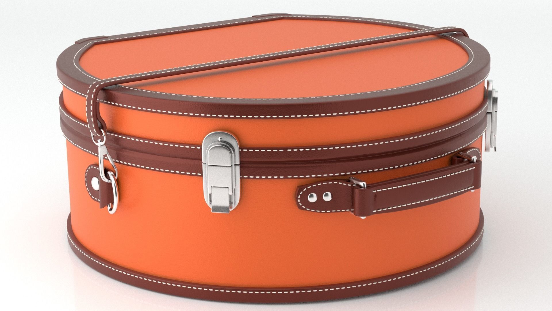 Steamline Anthropologist Orang Hatbox Large 3D model_4