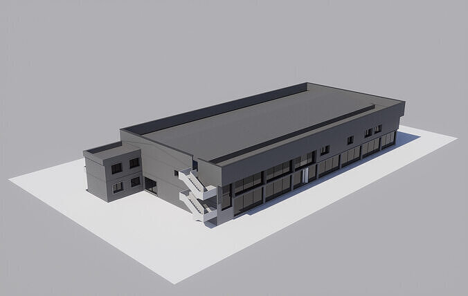 Warehouse 01 3D model