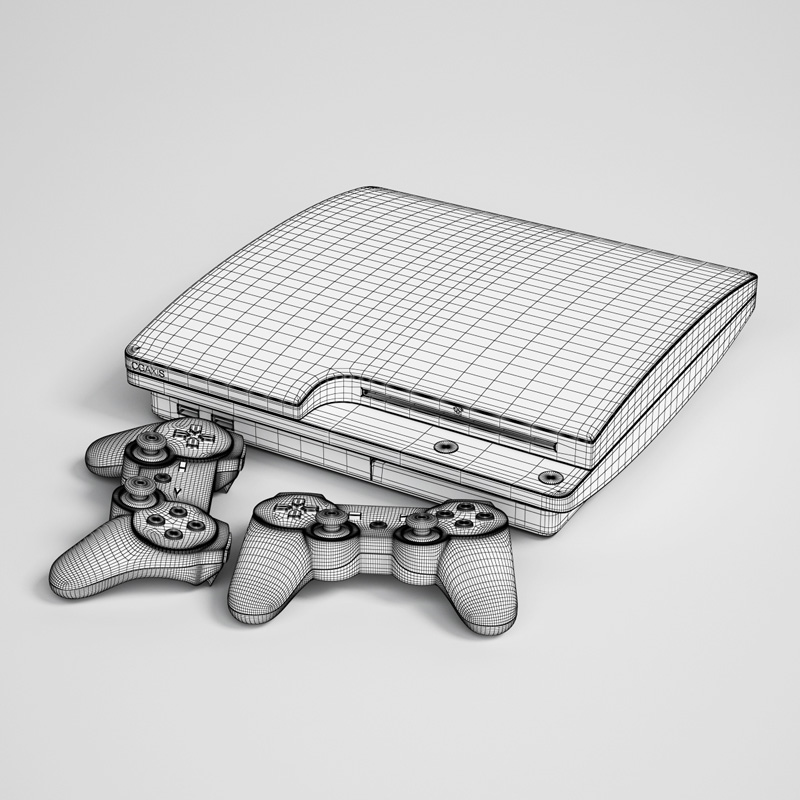 Playstation 28 3D model_1