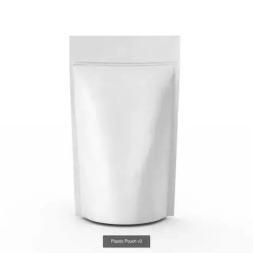 Plastic Pouch Collection 3D Model Pack 6