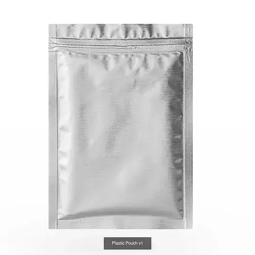 Plastic Pouch Collection 3D Model Pack 4