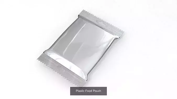Plastic Pouch Collection 3D Model Pack 2