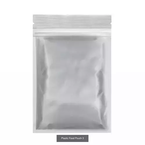 Plastic Pouch Collection 3D Model Pack 3