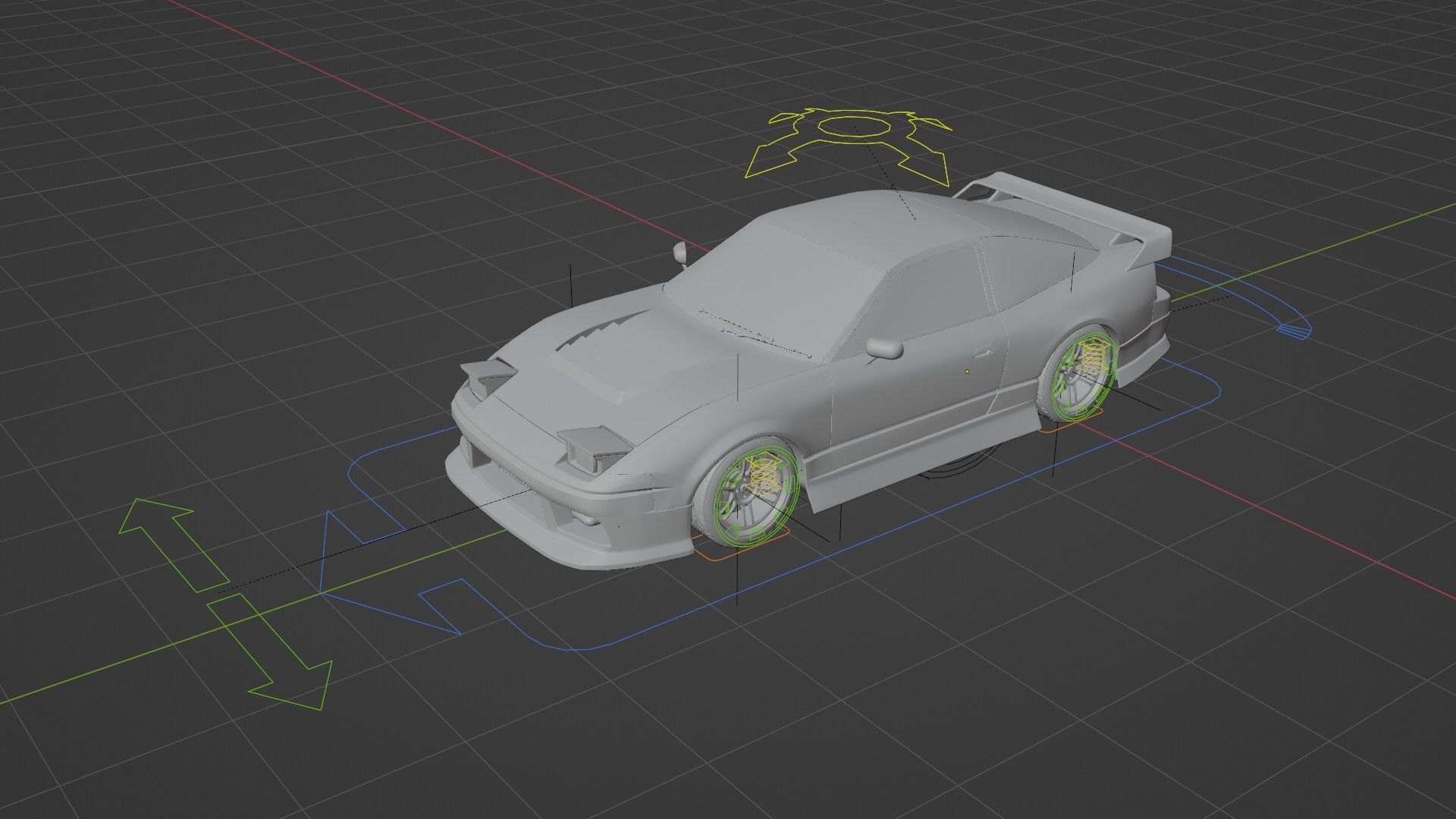 Nissan 180SX Modified 3D model_7