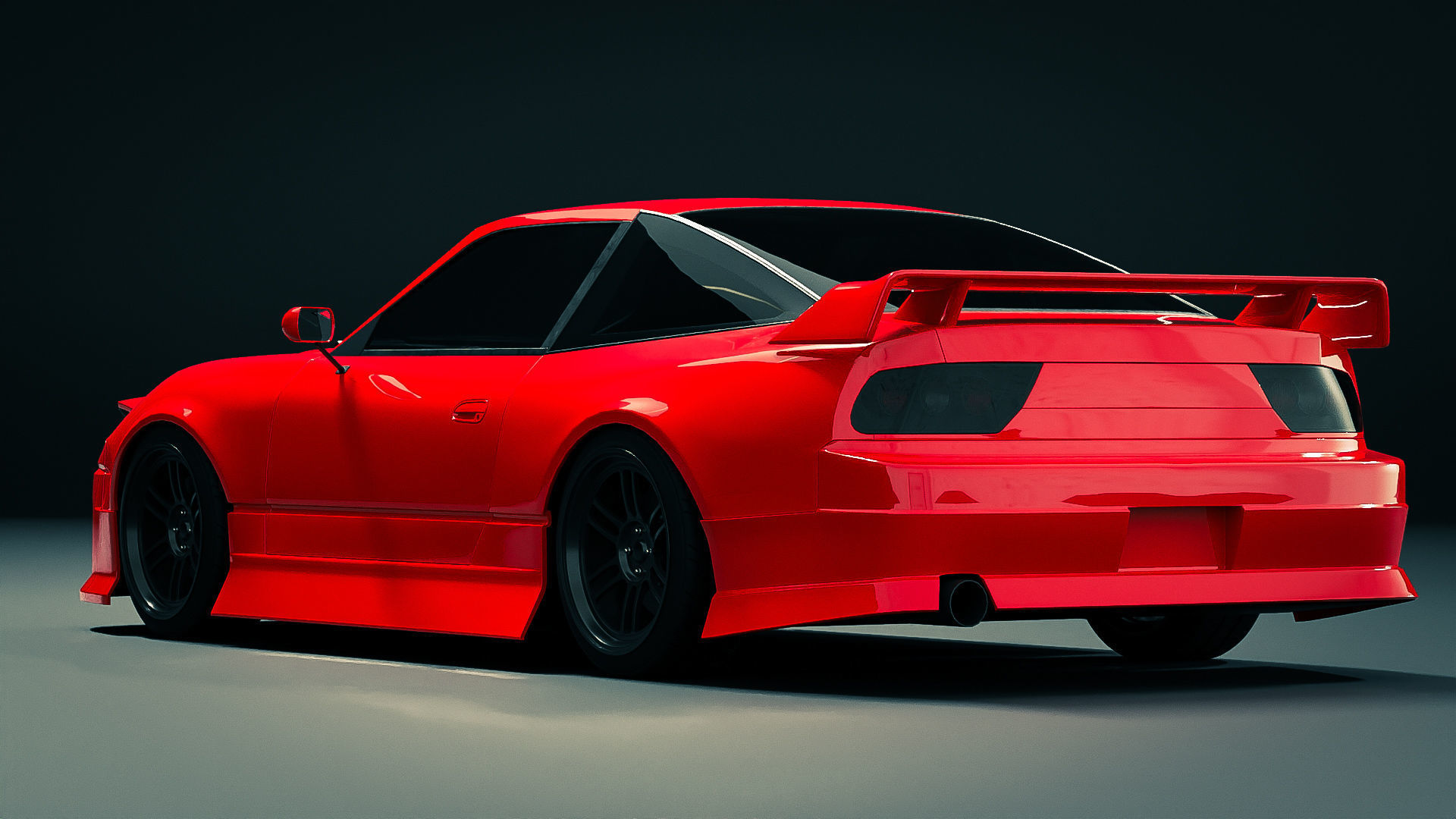 Nissan 180SX Modified 3D model_6
