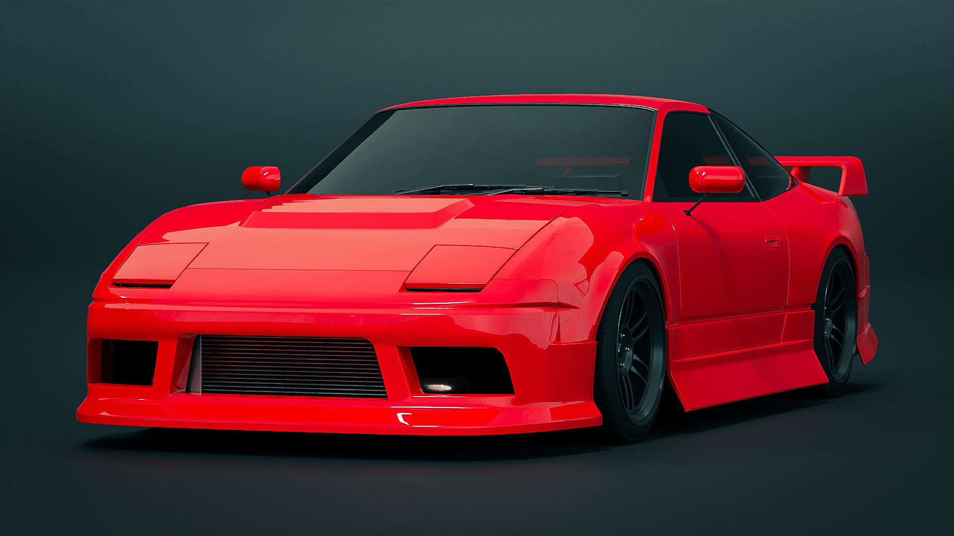 Nissan 180SX Modified 3D model_2
