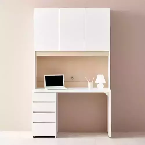 DK8937 Letra 4-drawer upper desk set 1200