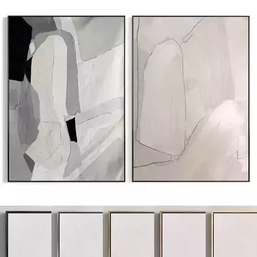 Plaster Two Photo Frame 307