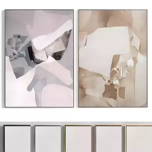 Plaster Two Photo Frame 308