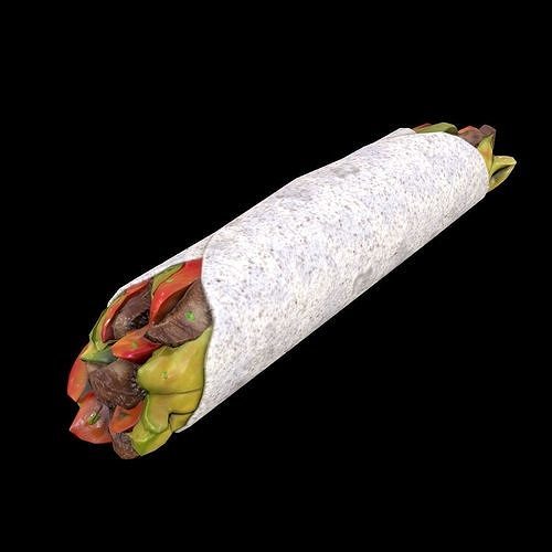 BeefFajita Low-poly 3D model