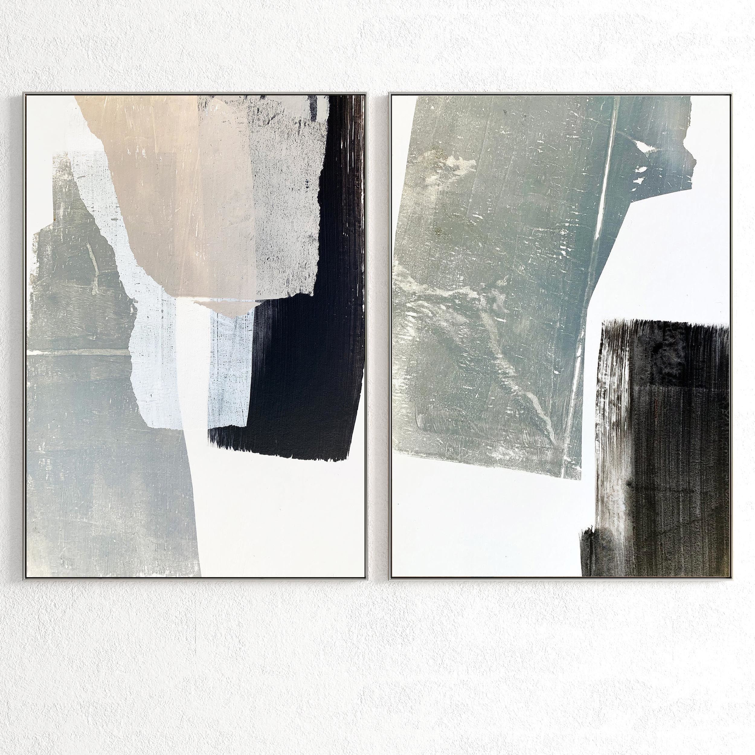 Plaster Two Photo Frame 311 Low-poly 3D model_1