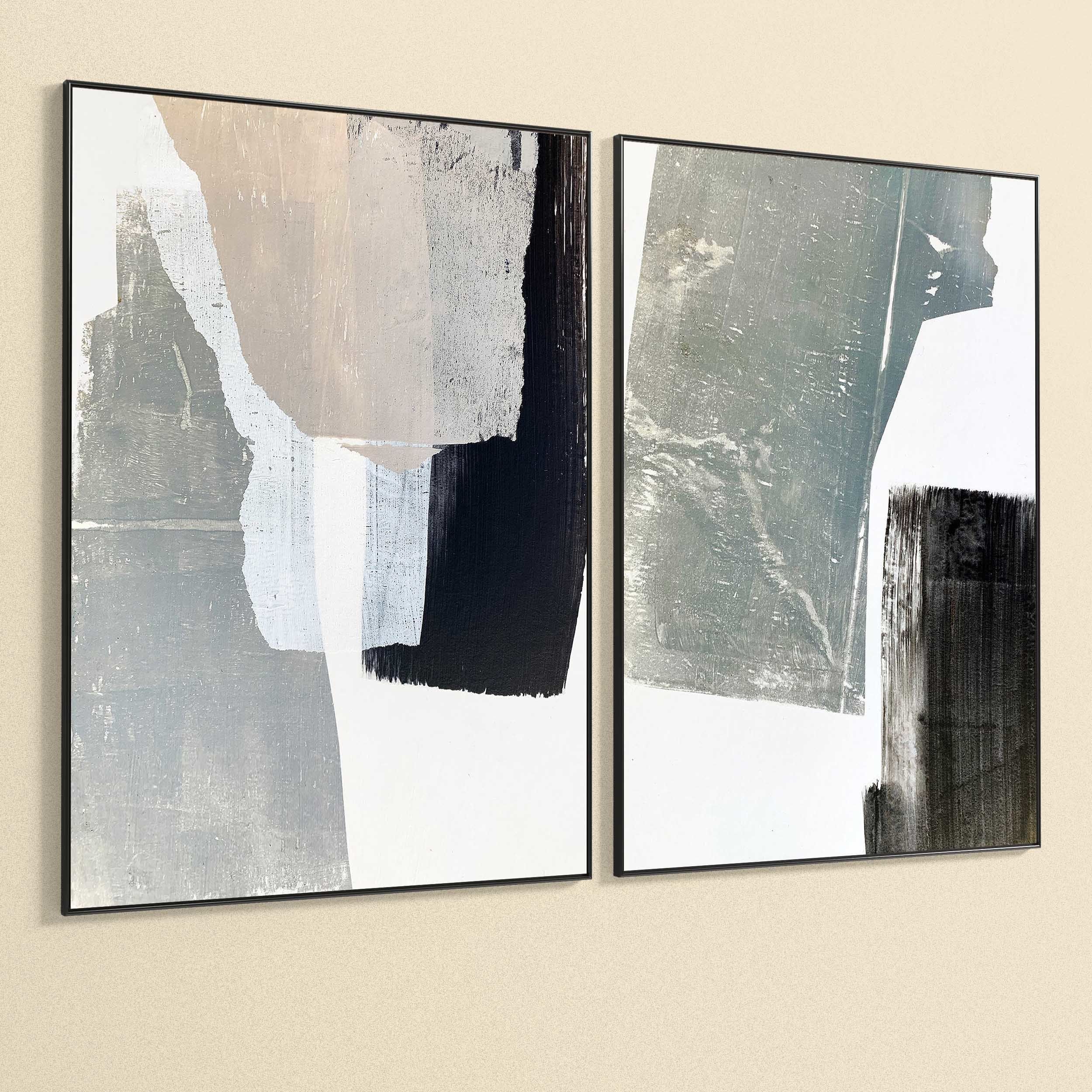 Plaster Two Photo Frame 311 Low-poly 3D model_4