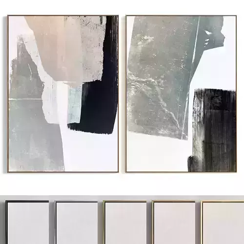 Plaster Two Photo Frame 311