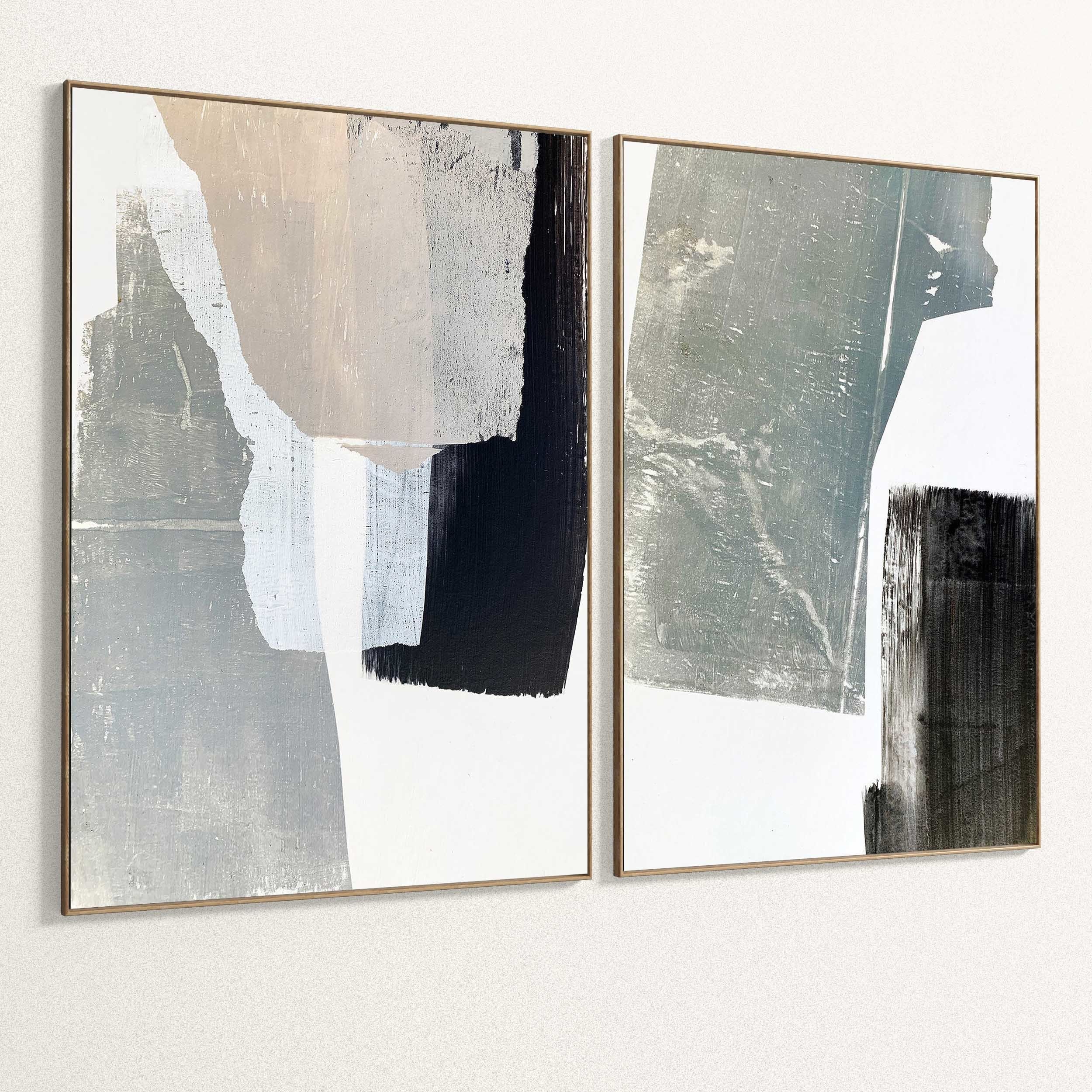 Plaster Two Photo Frame 311 Low-poly 3D model_3