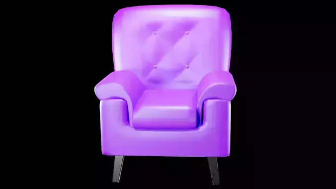 Sofa 3D model making in blender 3D model