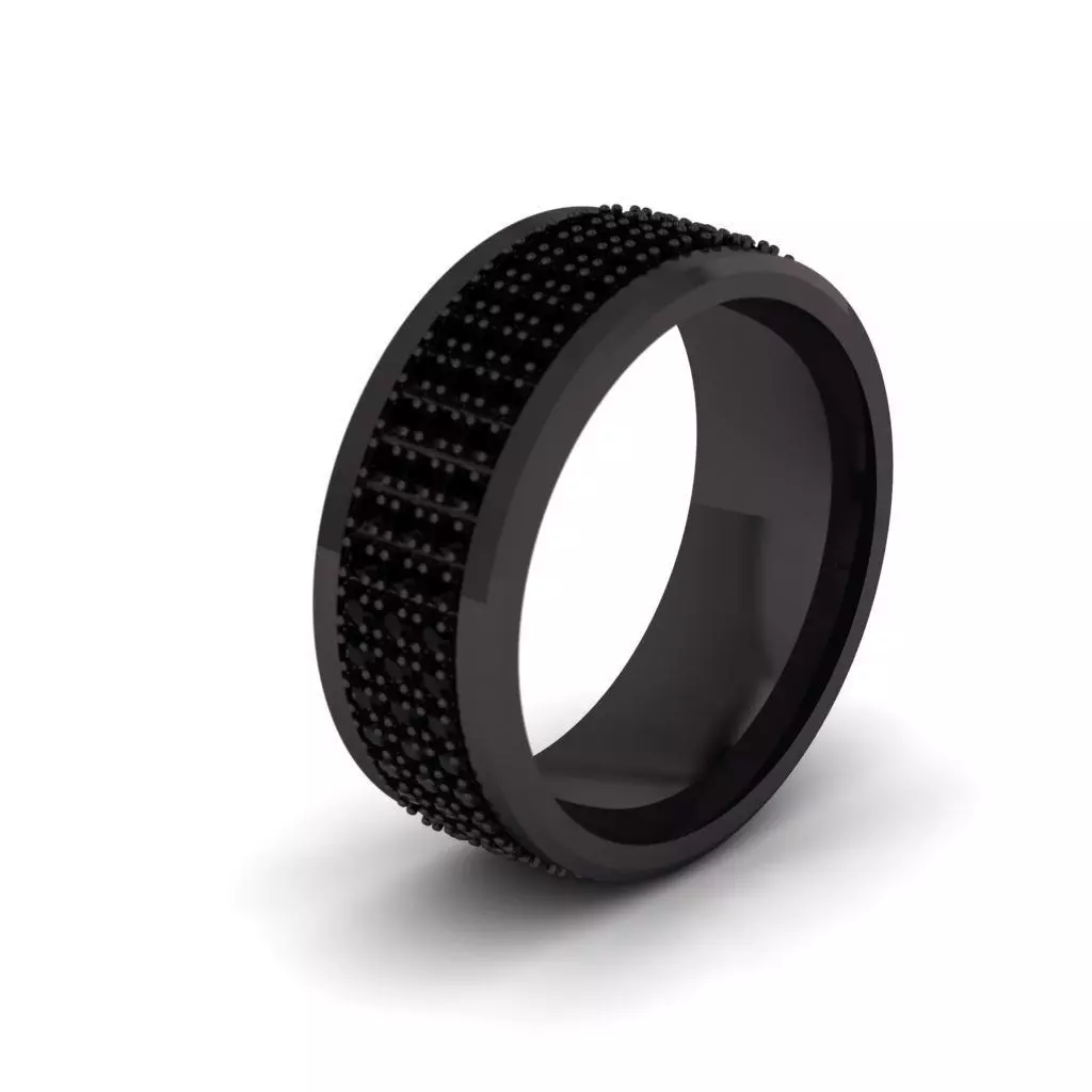 Platinum ring 3D print model_0