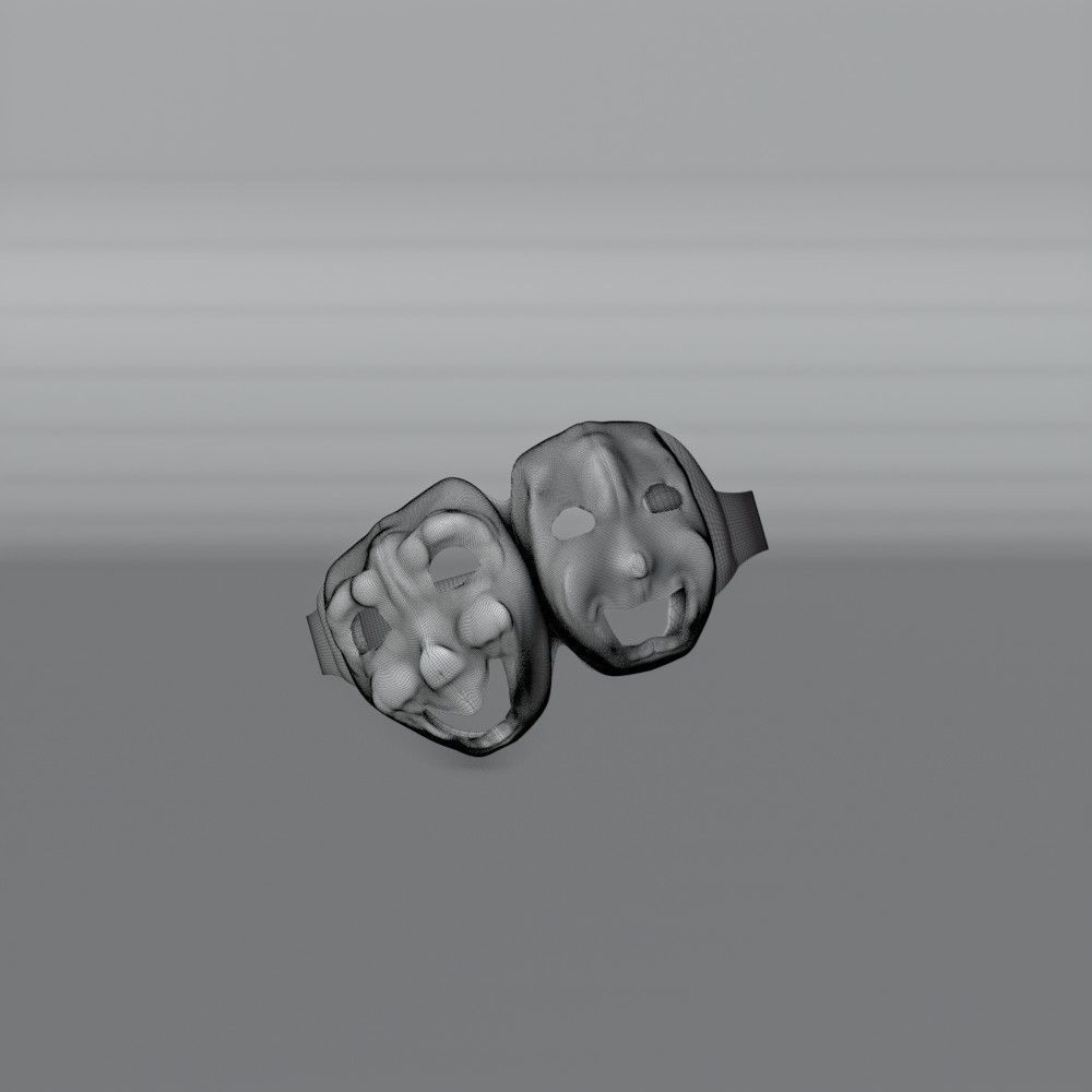 Ring mask 3D model_4