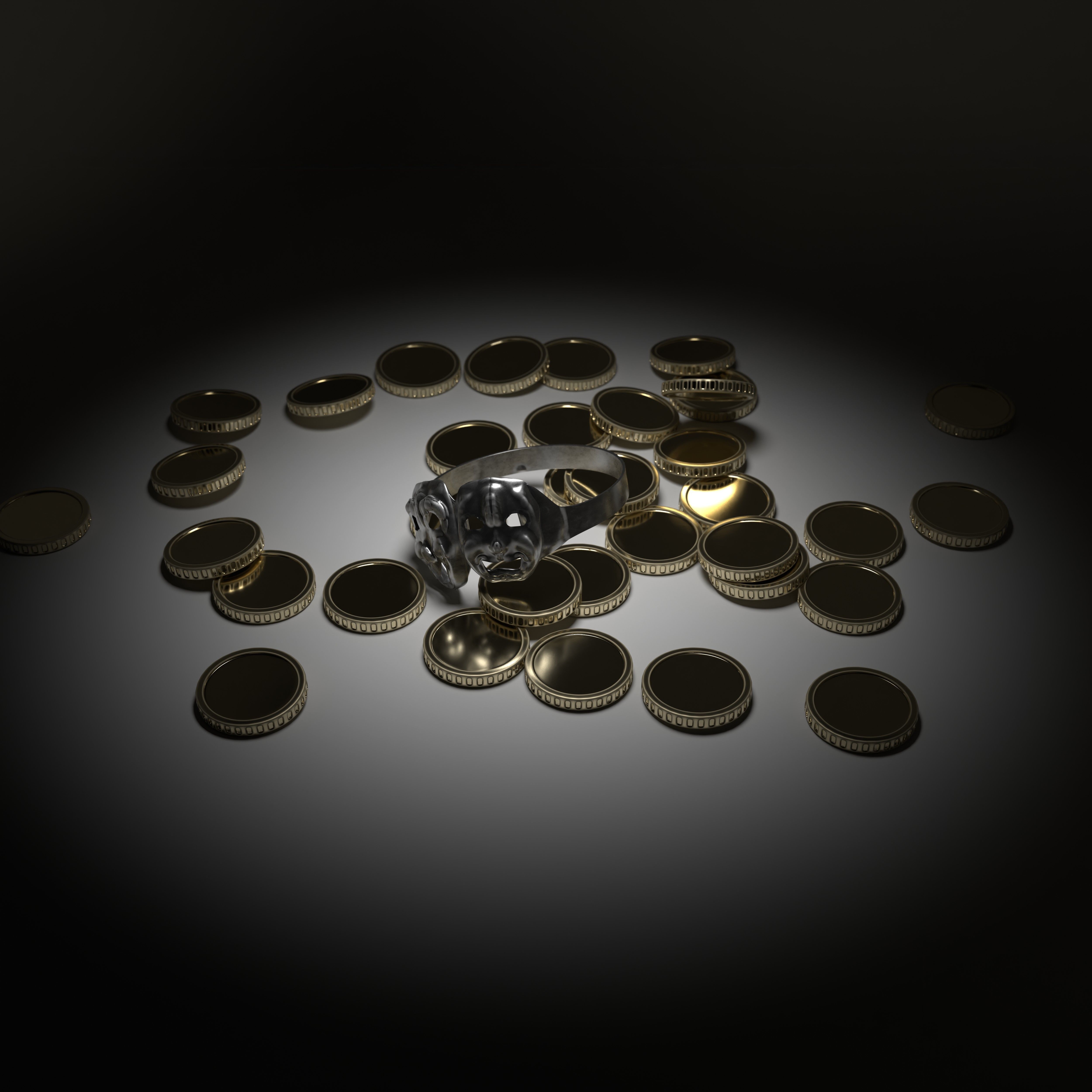 Ring mask 3D model_8