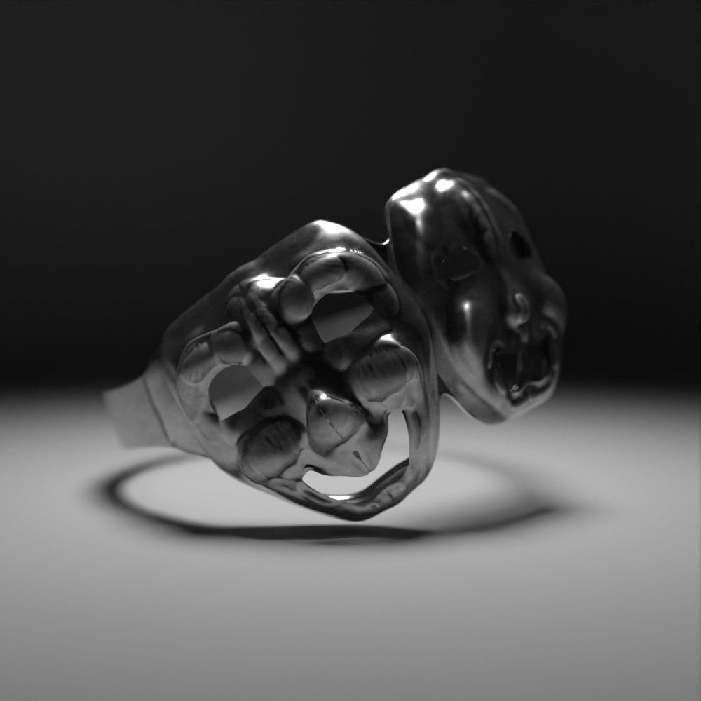 Ring mask 3D model_7