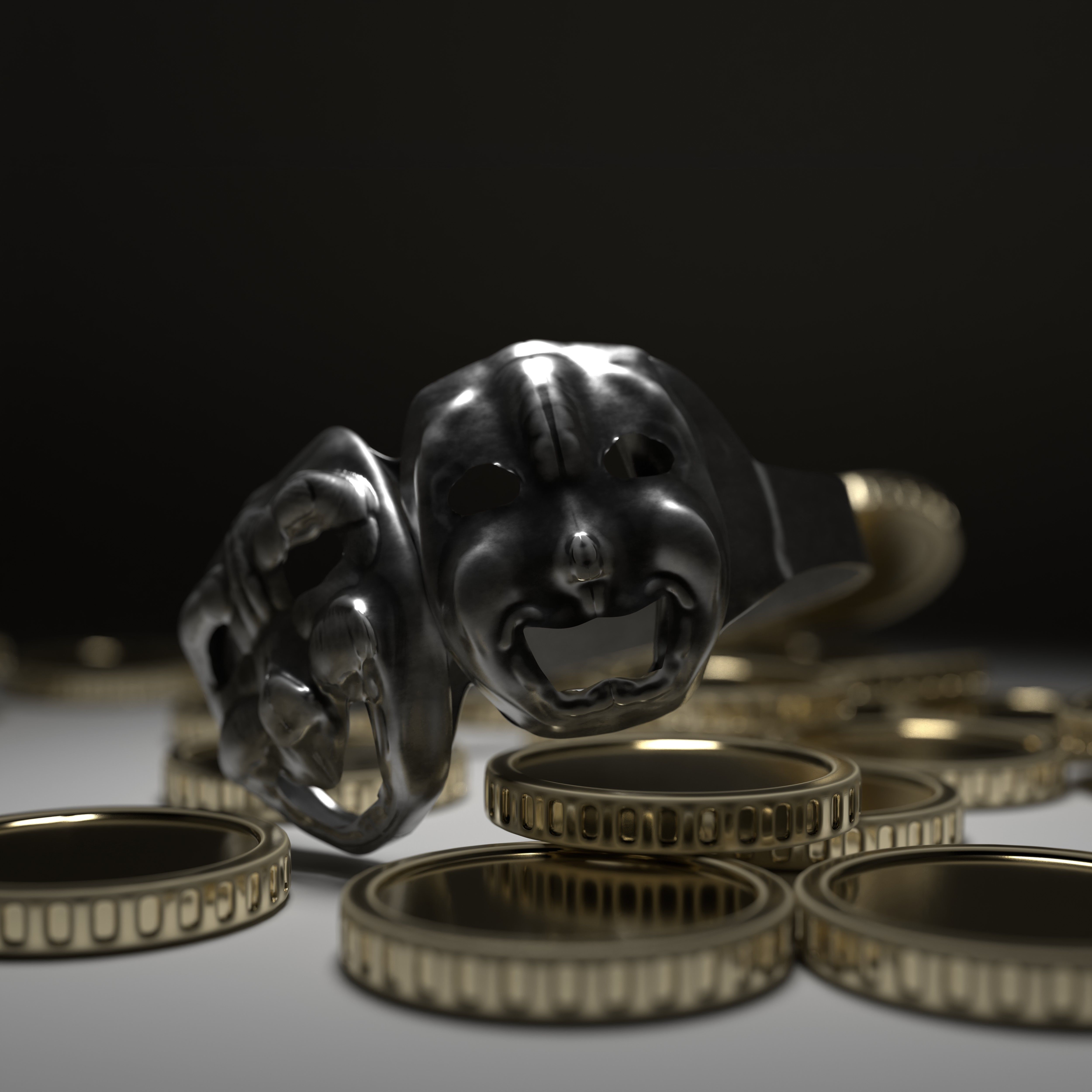 Ring mask 3D model_5