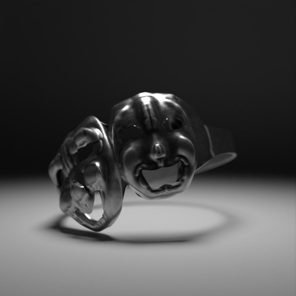 Ring mask 3D model_6