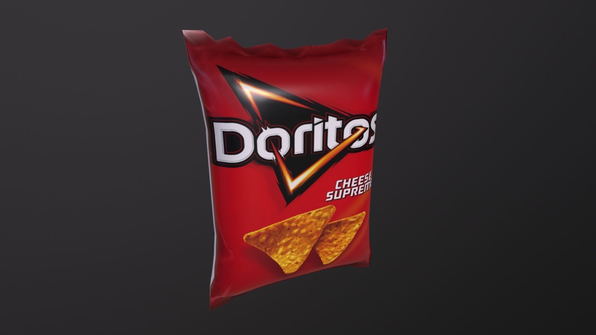 Chips Packaging Doritos 3D Model Low-poly 3D model_3